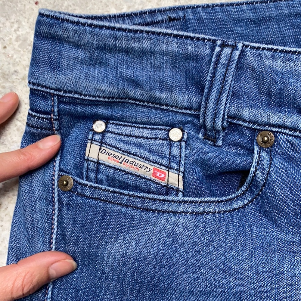 Diesel Industry Low Rise Flare Jeans